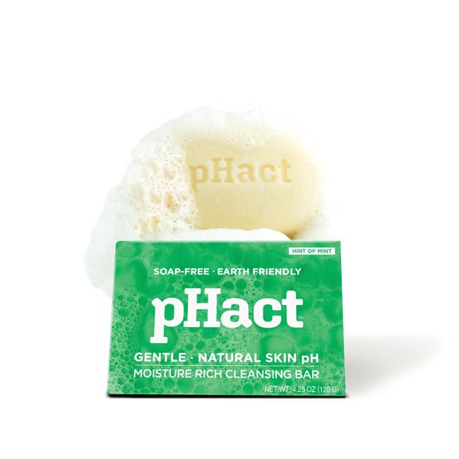 Barre pHact d Andrew Lessman, nettoyage doux et hydratant à la menthe