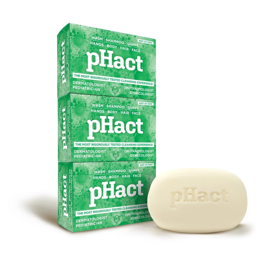 Mousse légère pHact menthe, sensation fraîche après lavage