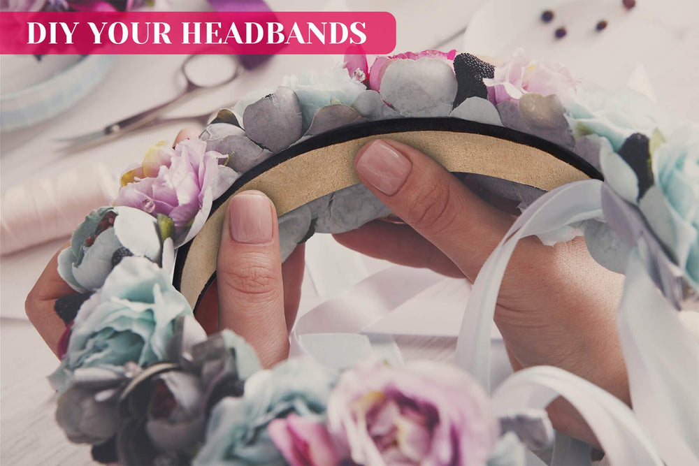 Bandeau Anezus pour femmes et filles, 1 pouce polyvalent pour coiffure.