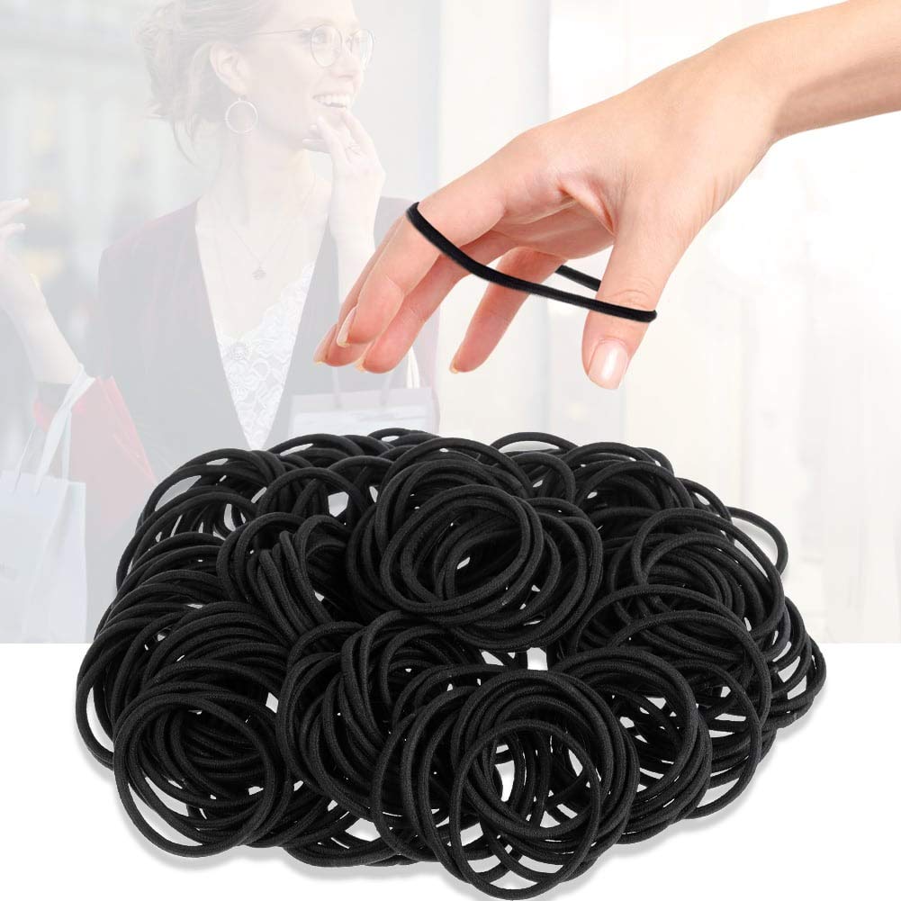 Anezus élastiques cheveux noirs, confort durable pour cheveux fins à épais.