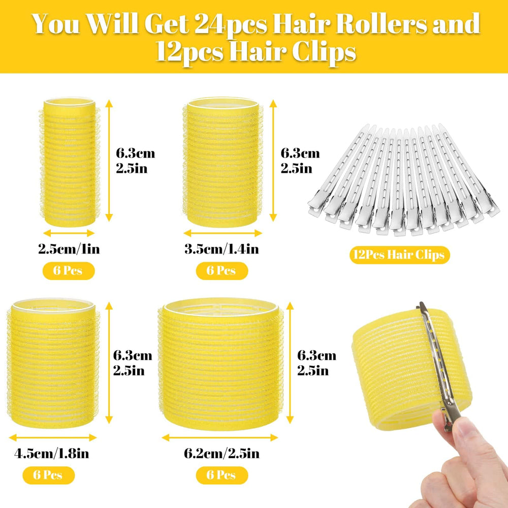 Rouleaux petite taille Anezus pour cheveux fins ou courts.