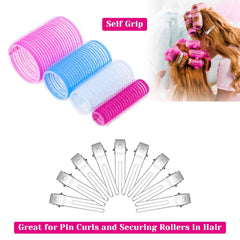 Rouleaux cheveux Anezus usage domicile pour préparer des boucles rapides