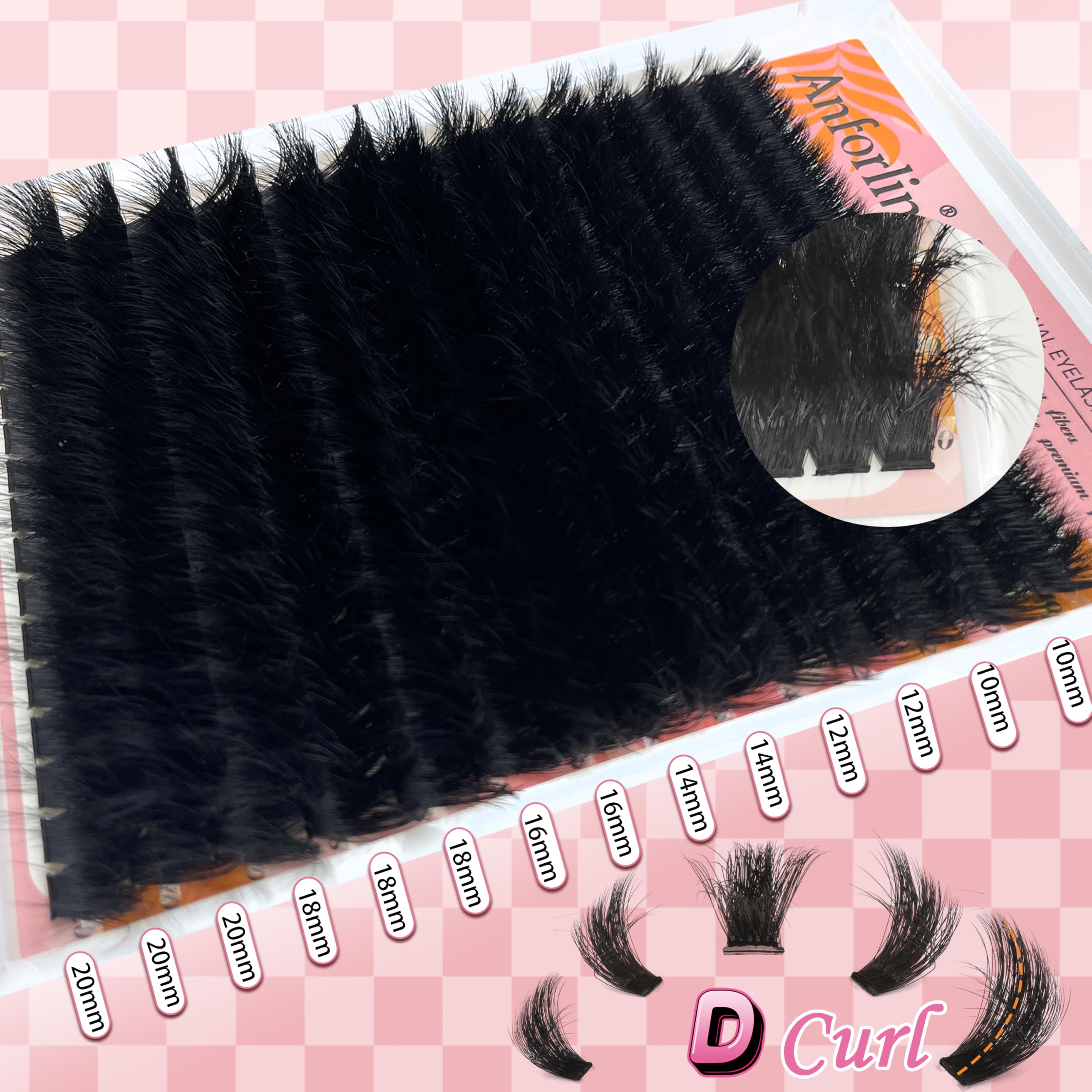 Anforlin clusters 200D D Curl: volume profond et courbe stable