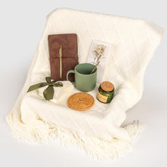 Anforsun bougie parfumée lavande, ambiance relaxante et moment de détente.