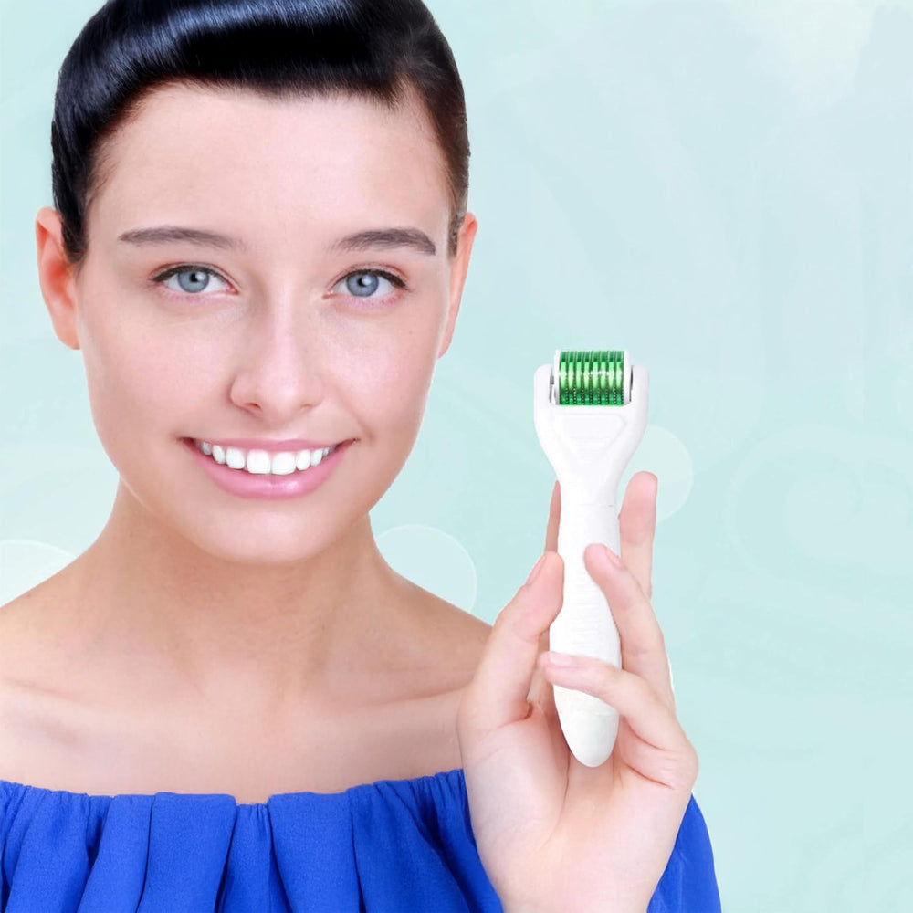 Angel Kiss derma roller for beard enhances grooming routine.