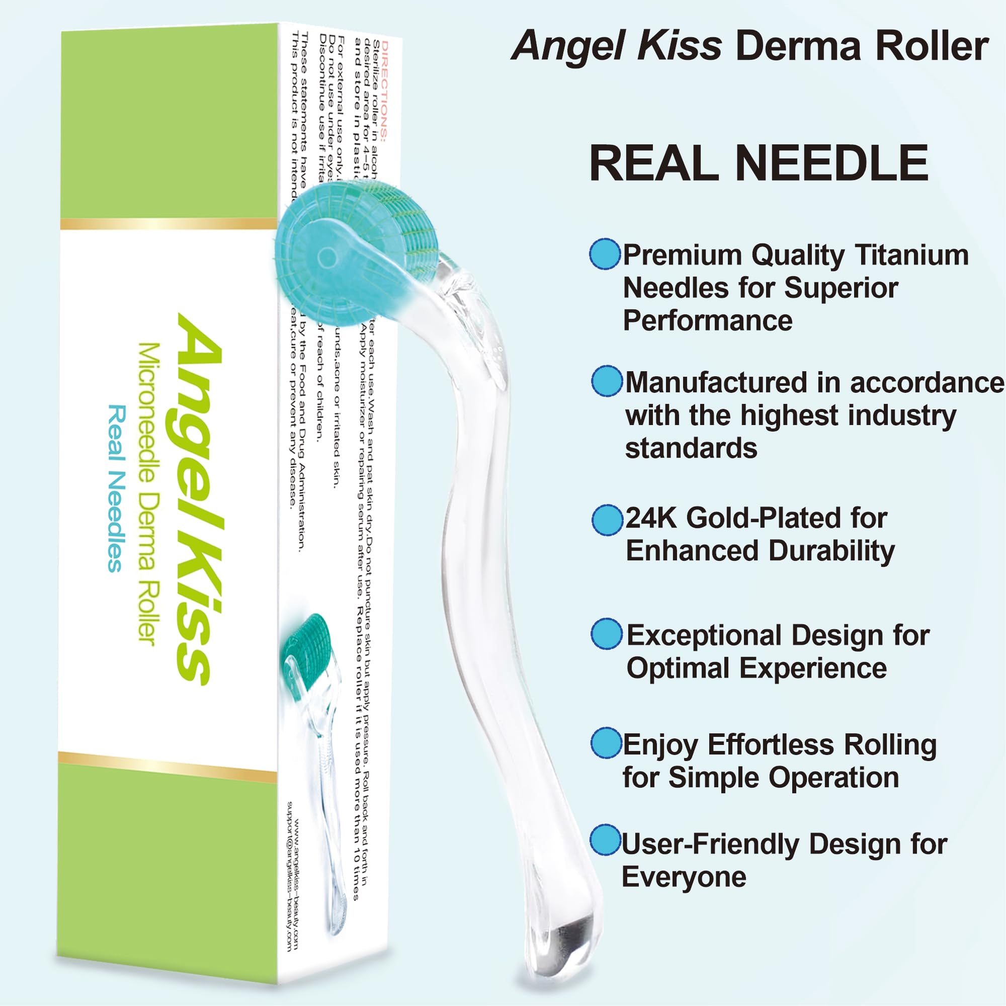 Angel Kiss Derma Roller Advanced 5 - utilisation barbe look soigné