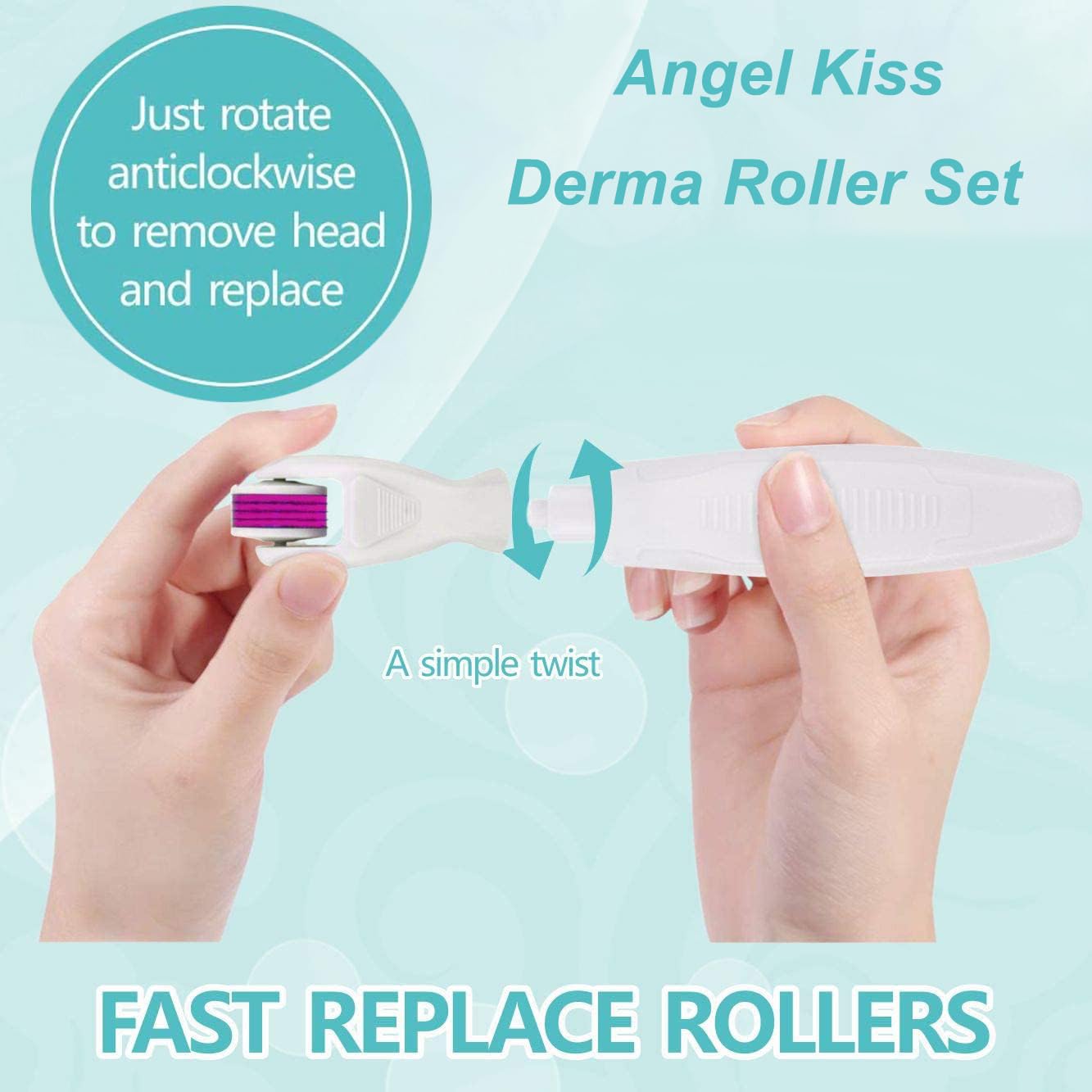 Angel Kiss compact storage case keeps tools organized.