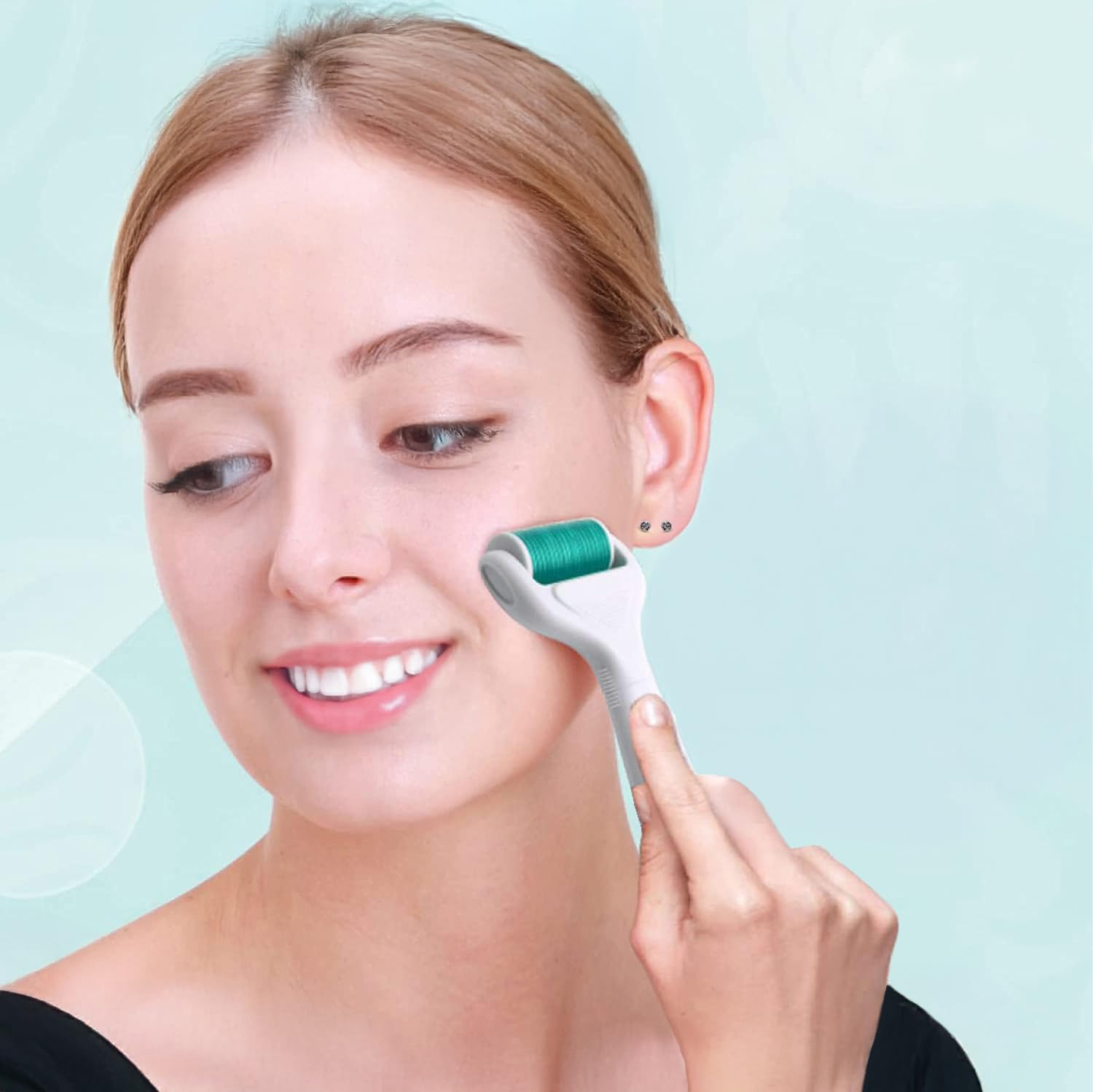 Angel Kiss titanium needles prevent bending and rust on the derma roller.