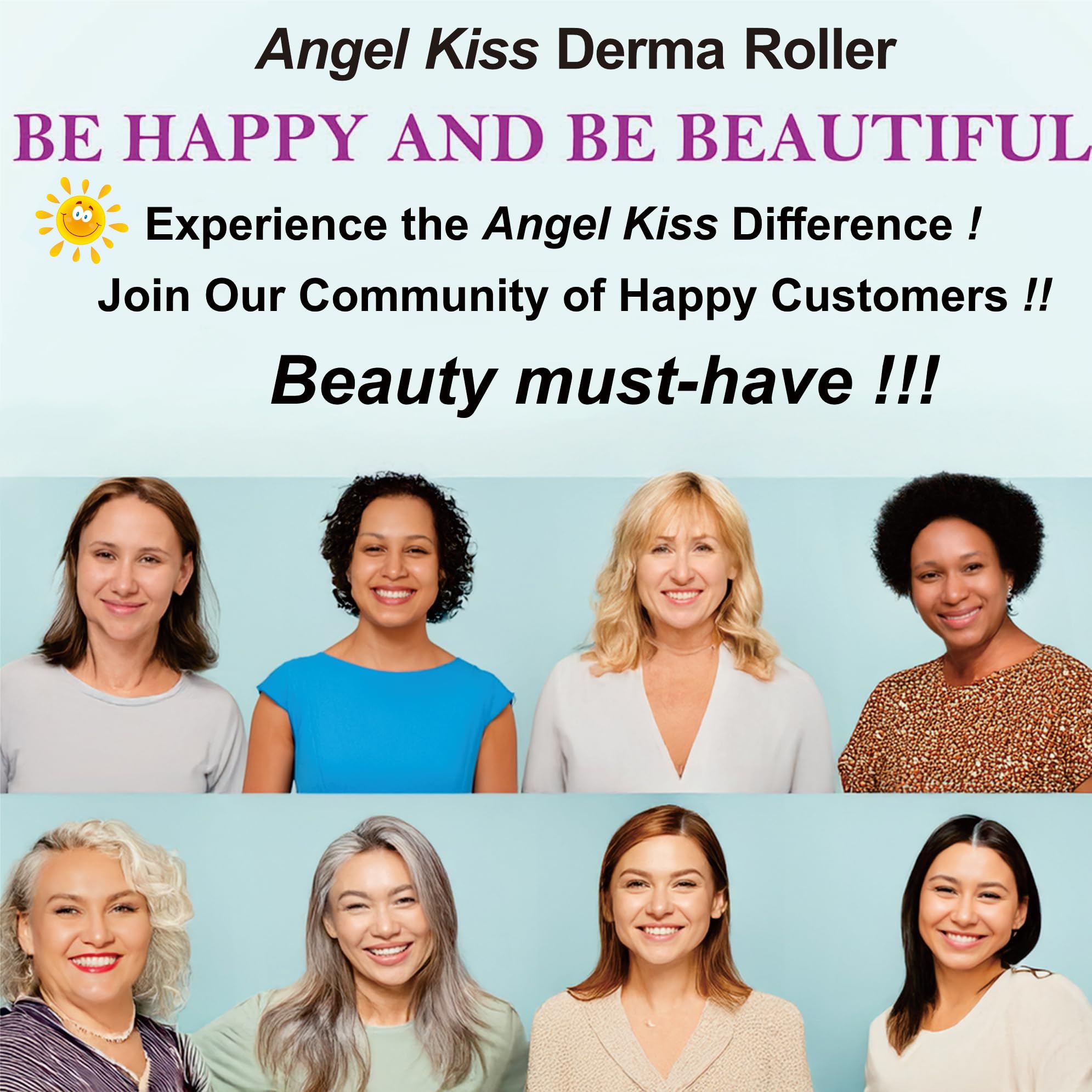Angel Kiss Derma Roller idée cadeau pour elle ou lui.