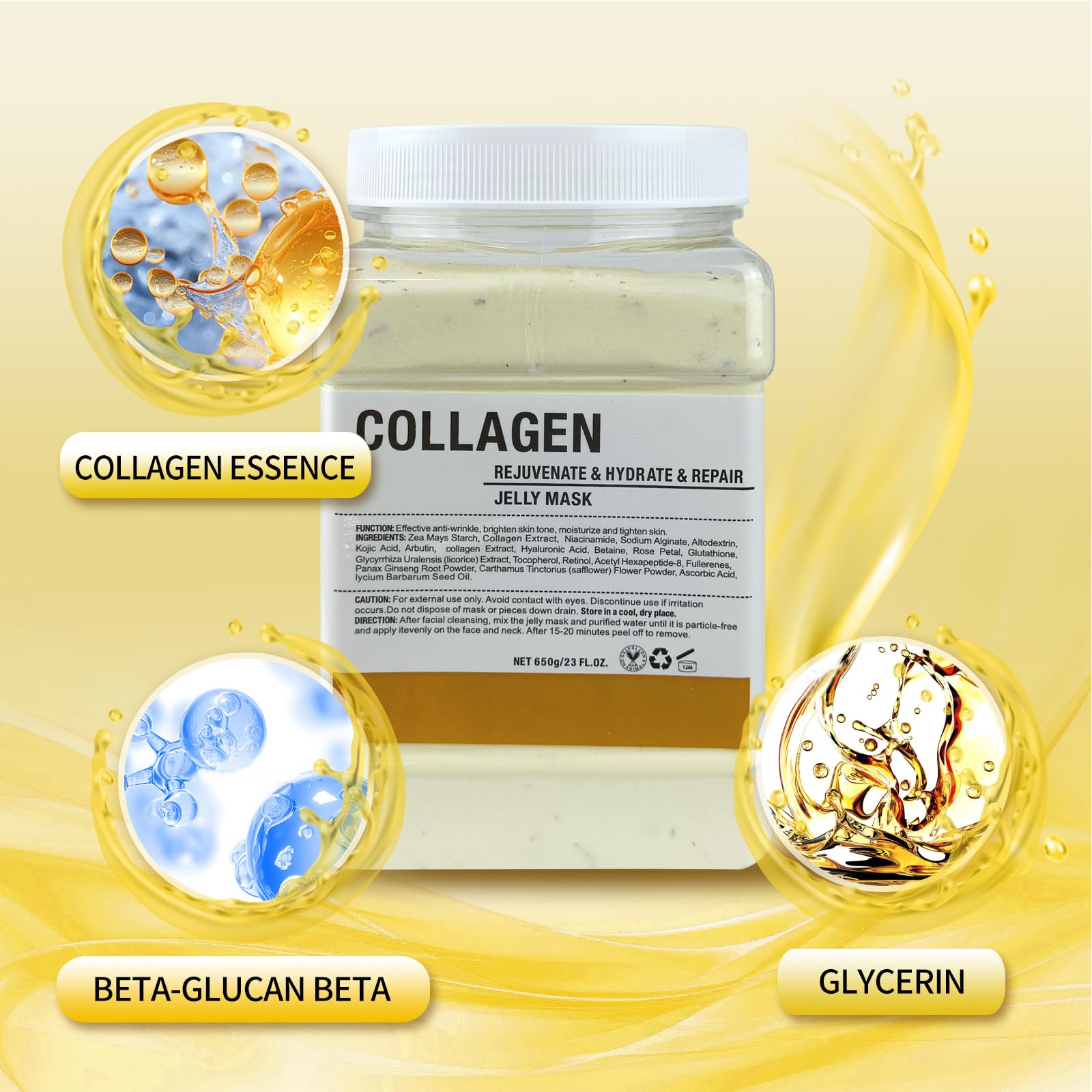 Angeland masque-face-a-retirer-brillance: effet frais et visage rayonnant après utilisation.