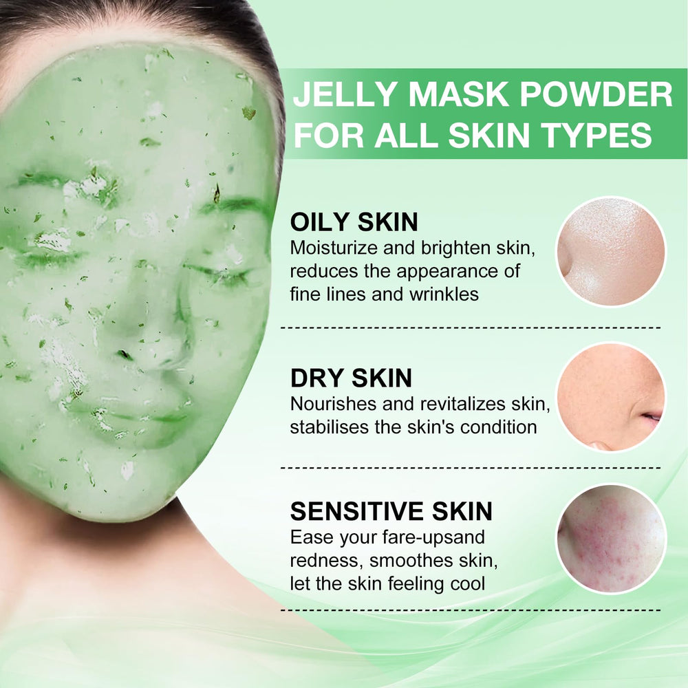 Angeland application masque gel visage – démonstration d'une peau prête à recevoir l'hydratation
