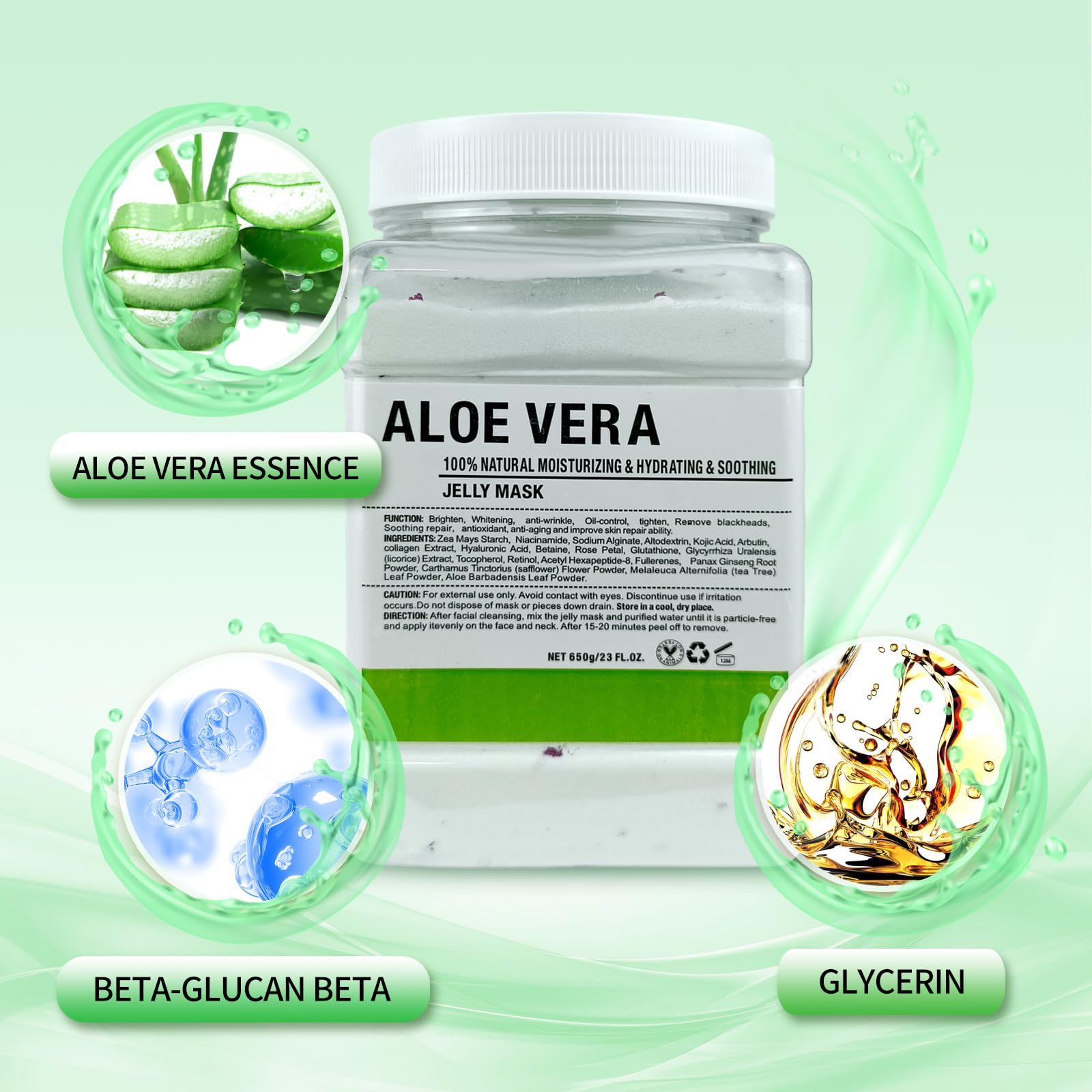 Angeland nourrissage profond – masque gel visage pour peau douce et revitalisée