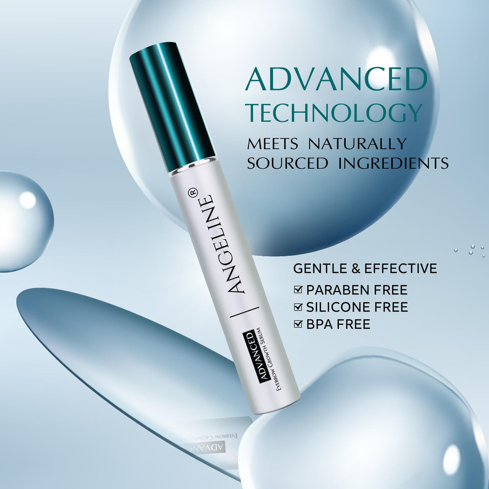 Angeline serum under-brow skin-care close-up communicates gentle hydration