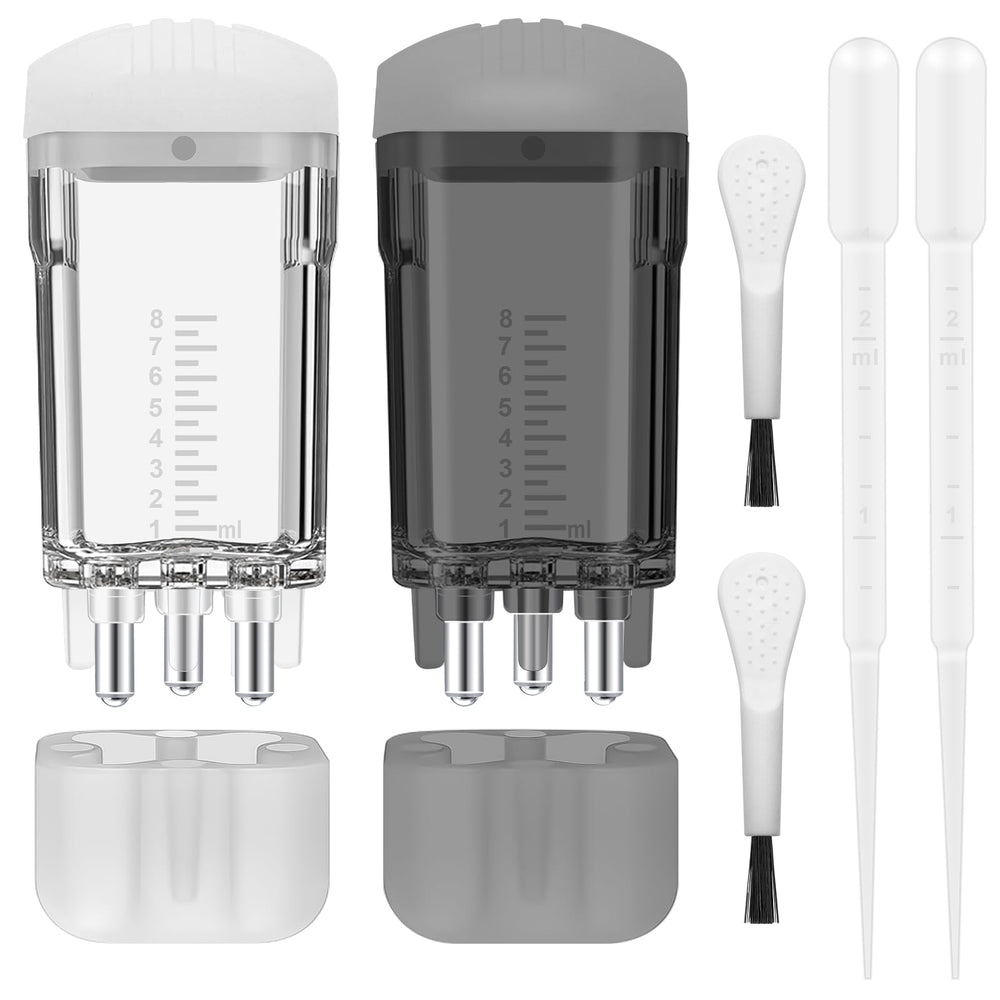 Anglecai applicateur Minoxidil pour une application précise sur le cuir chevelu.