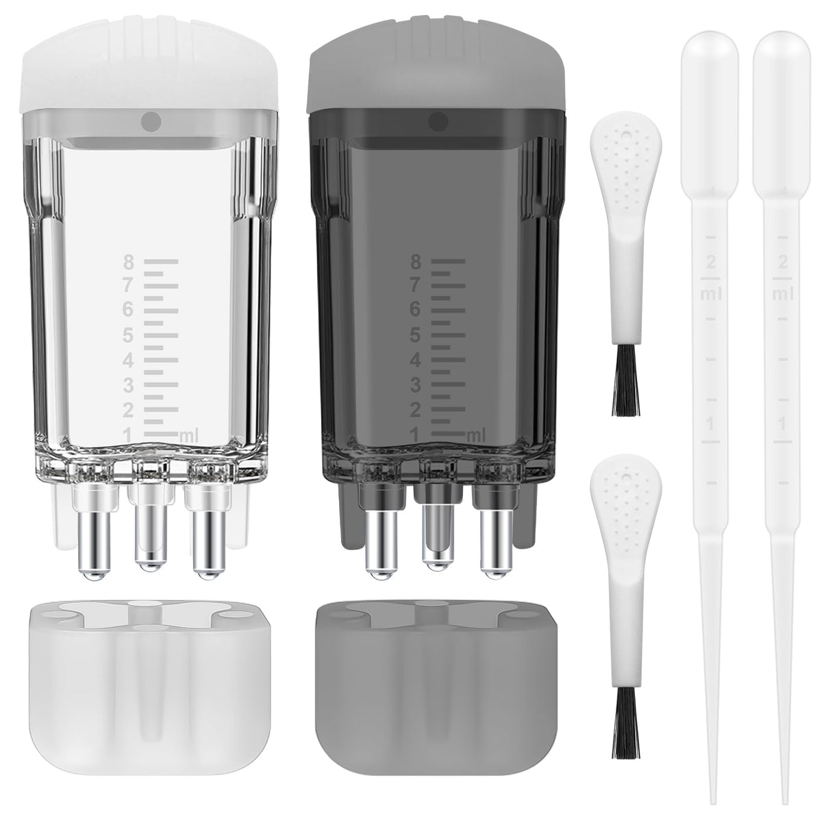 Anglecai applicateur Minoxidil pour une application précise sur le cuir chevelu.
