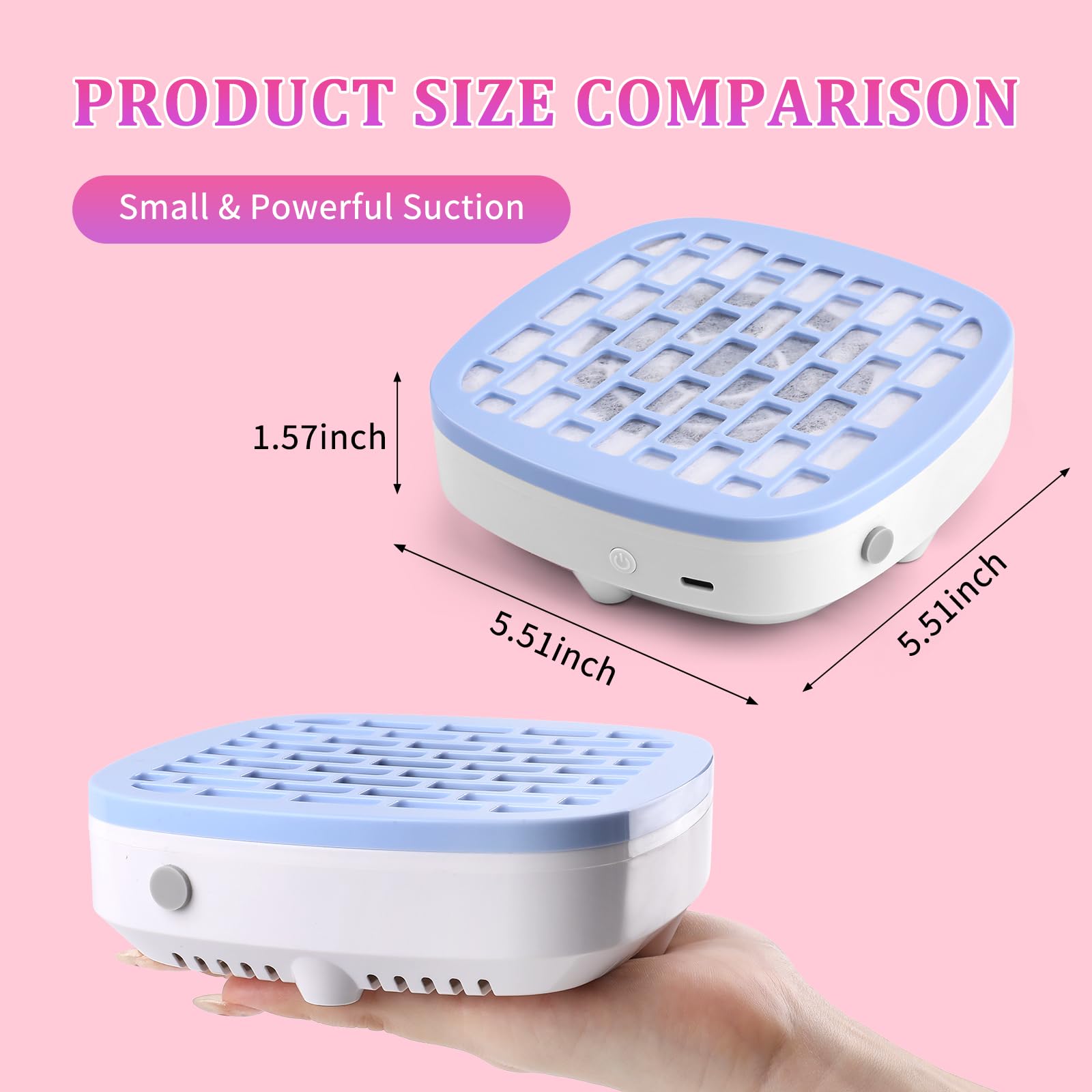 ANGNYA collecteur onglets compact, utilisation domestique rapide et efficace.