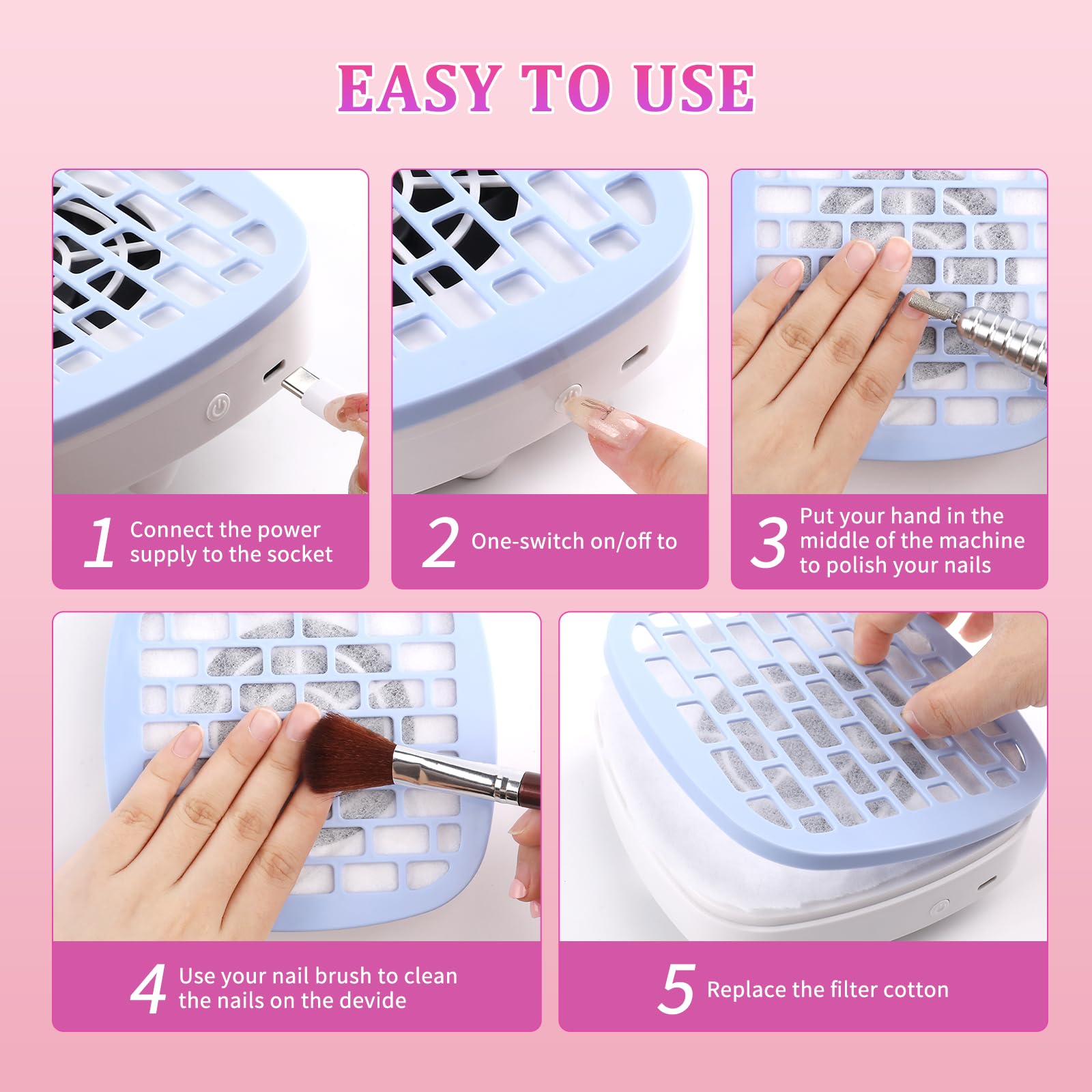 ANGNYA design compact et léger, idéal pour petits espaces.