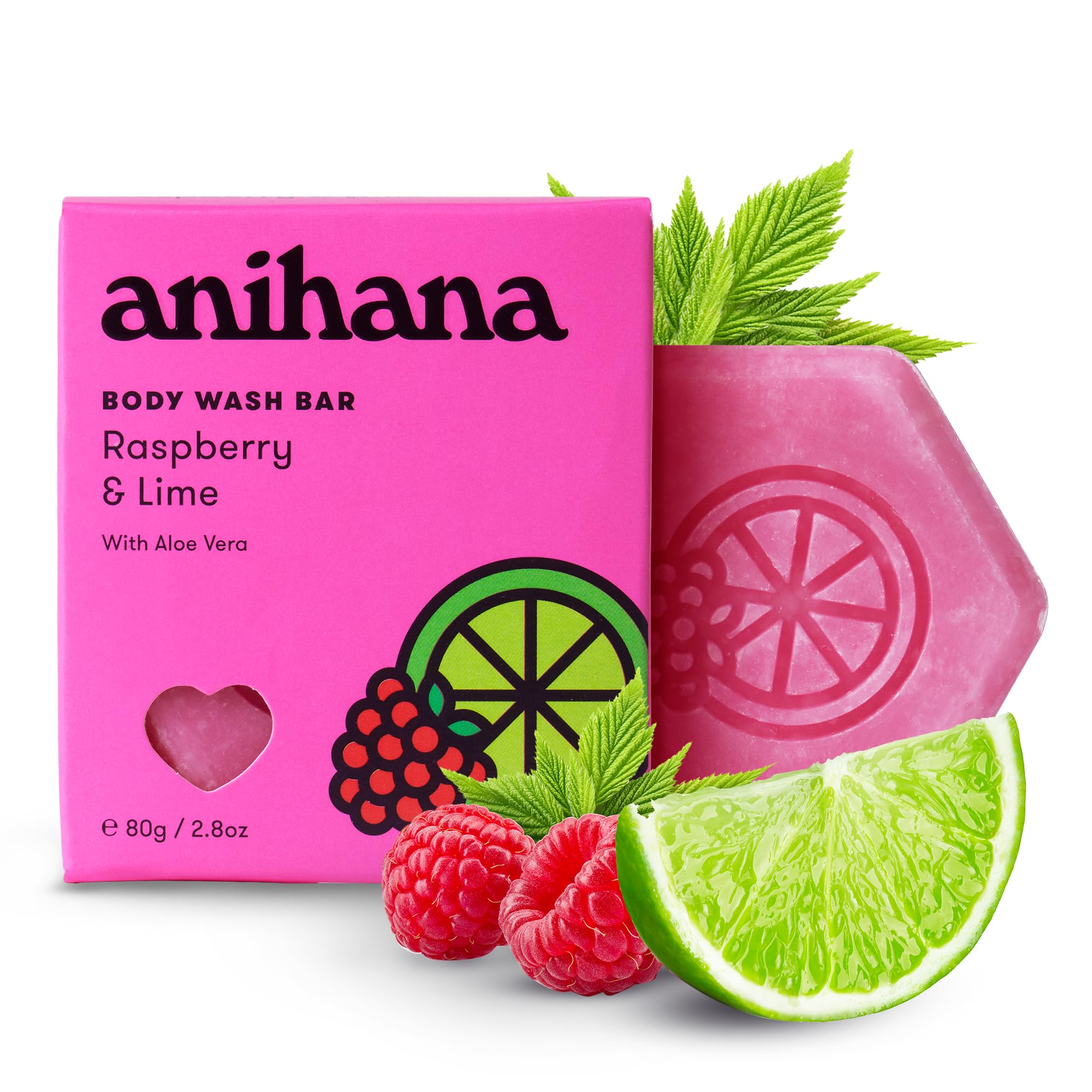 Barre-douche ANIHANA au coco et aloe pour hydratation.