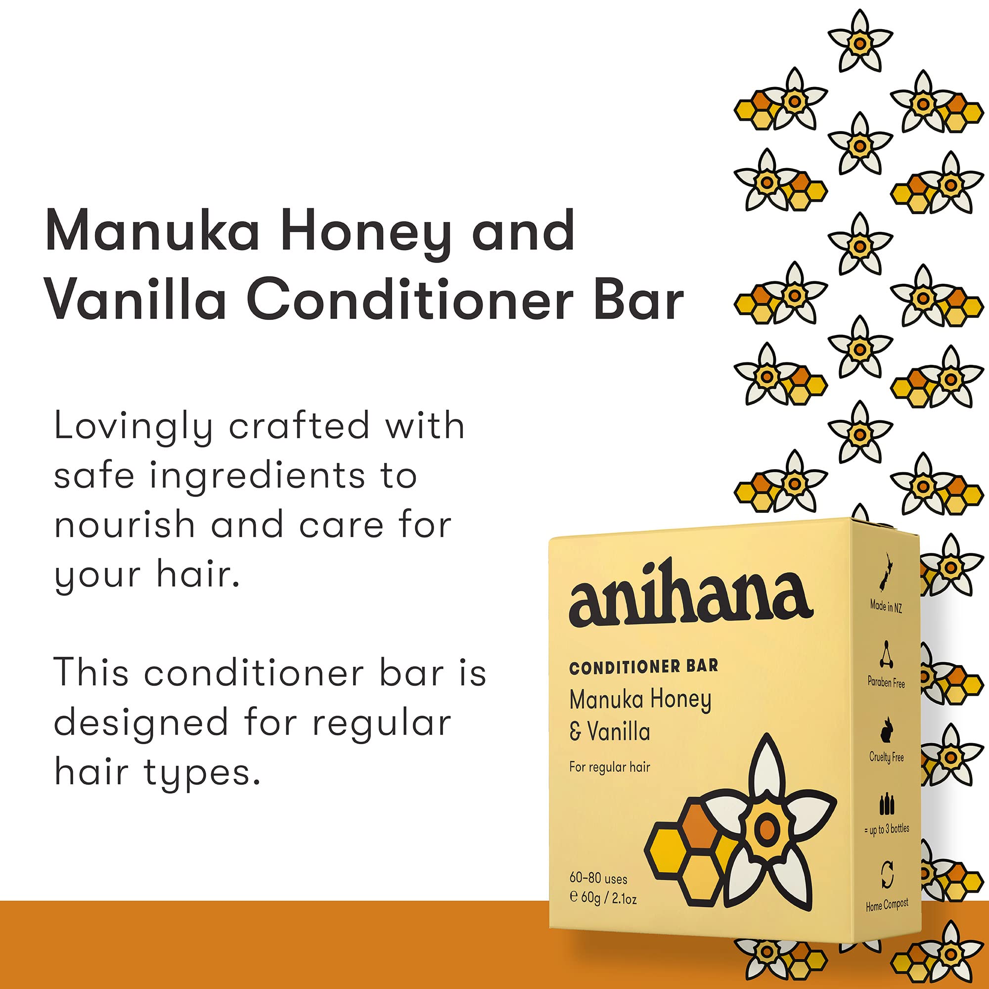 ANIHANA conditionneur-bar emballage compostable, réduction des déchets.