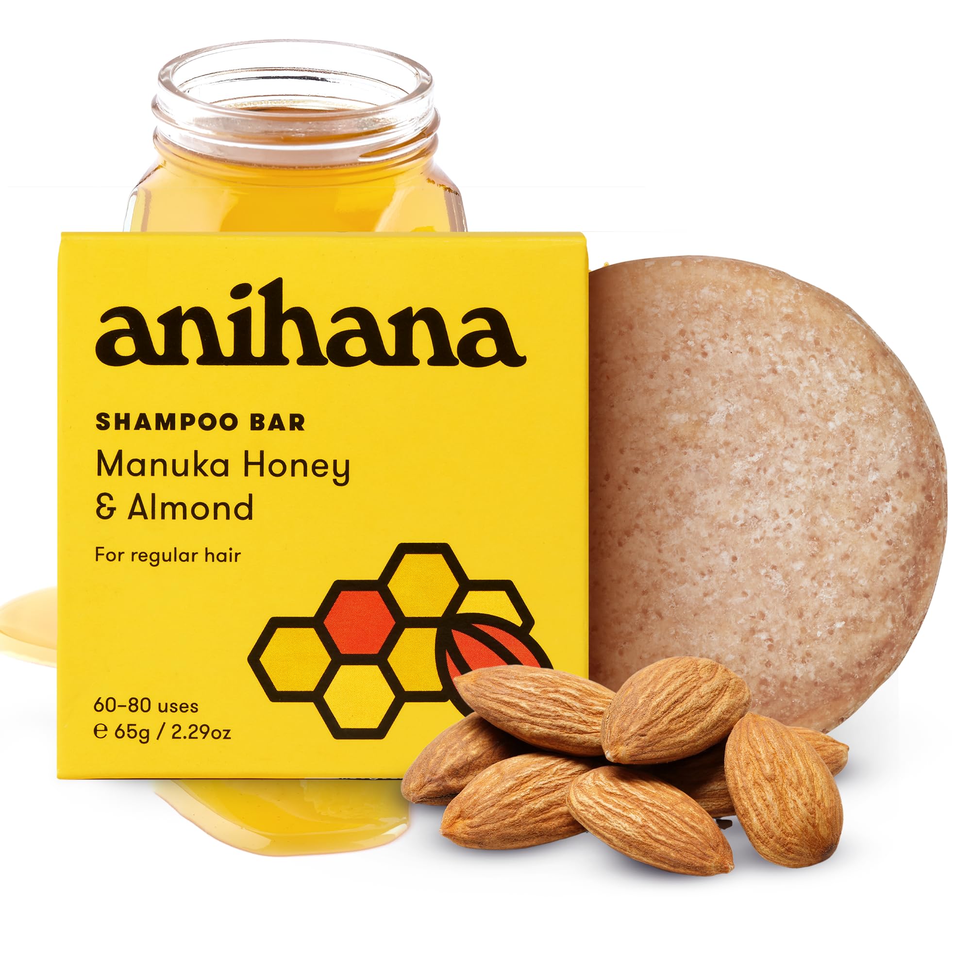 Shampoing ANIHANA avec emballage compostable respectueux de l'environnement