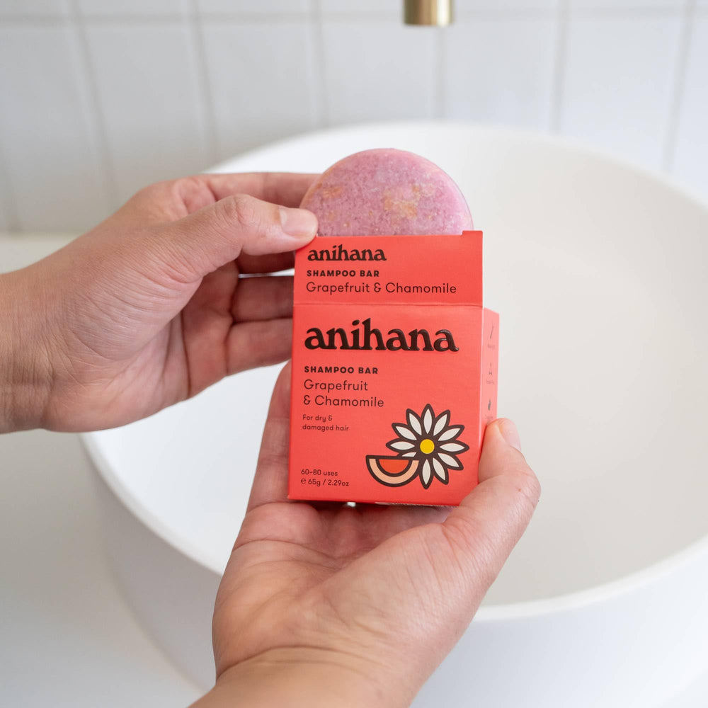 ANIHANA Shampoing Barre sans plastique, emballage respectueux de l environnement