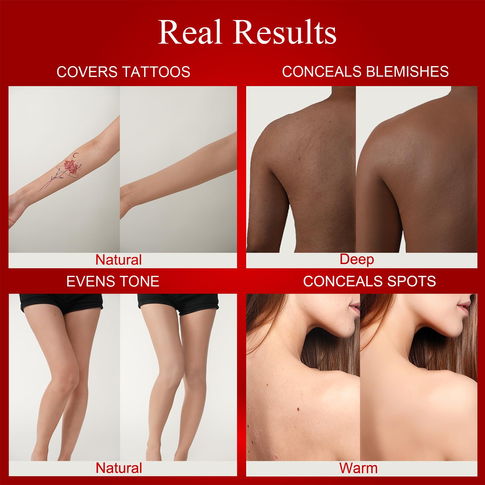 ANJOROUSA Body Coverage Perfector application facile et rapide sans effort.
