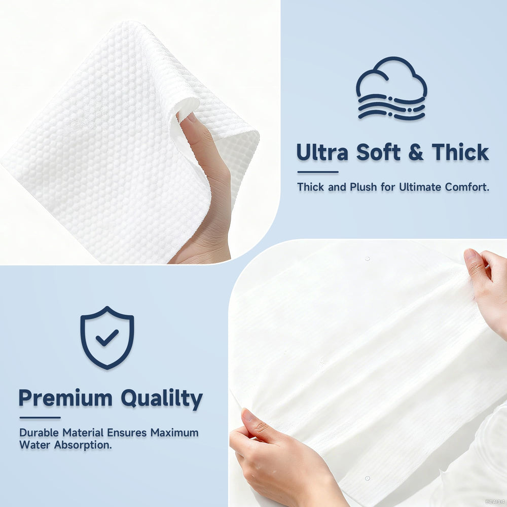 ANKEXIN lingette jetable compacte idéale pour trousse de toilette en déplacement.