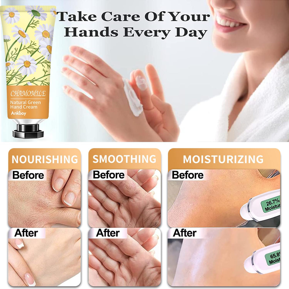 Ankoo-y creme mains coco sensation tropicale et absorption rapide.