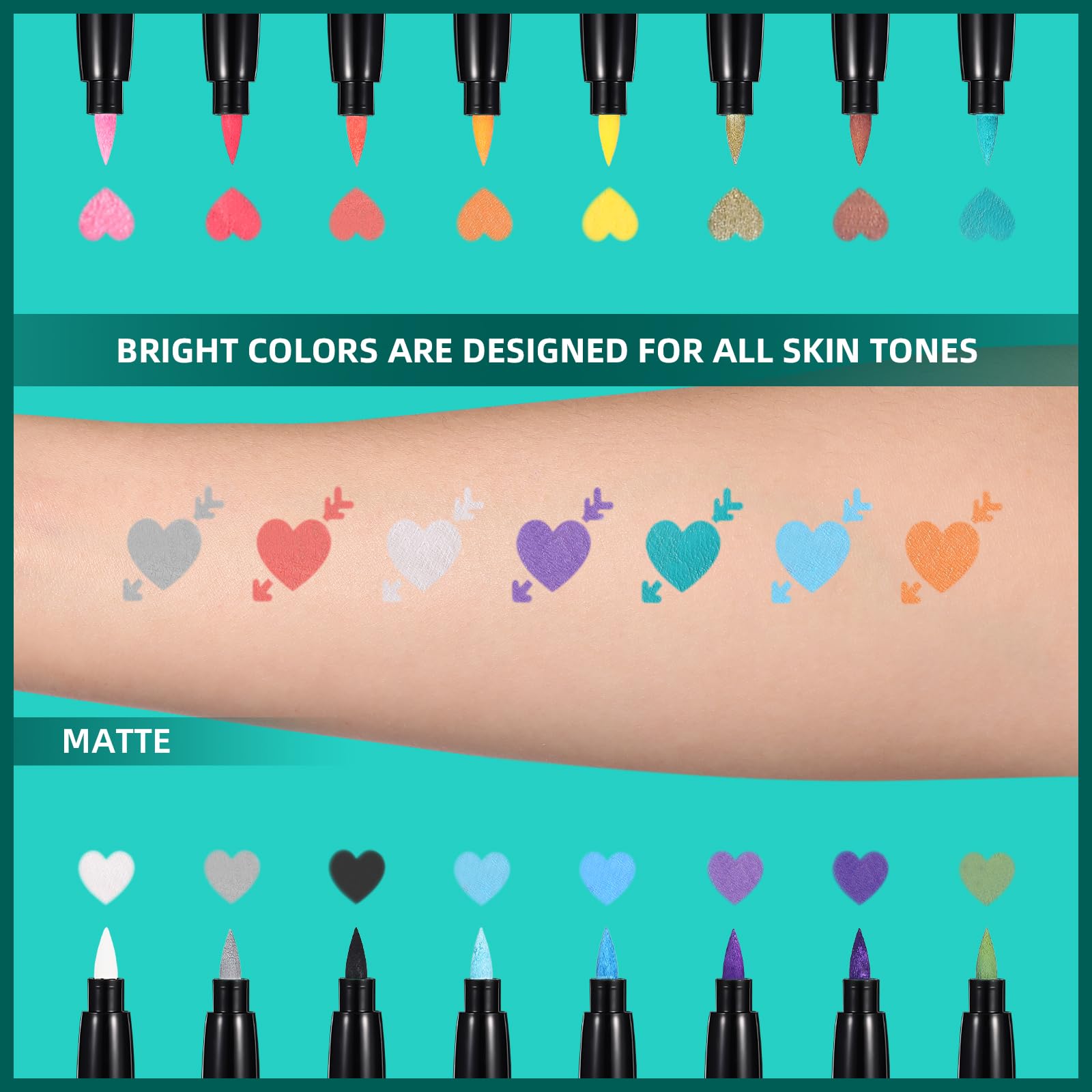 Anmmy encre-cosmetique-peau-saine: formule sûre pour la peau et couleurs durables.