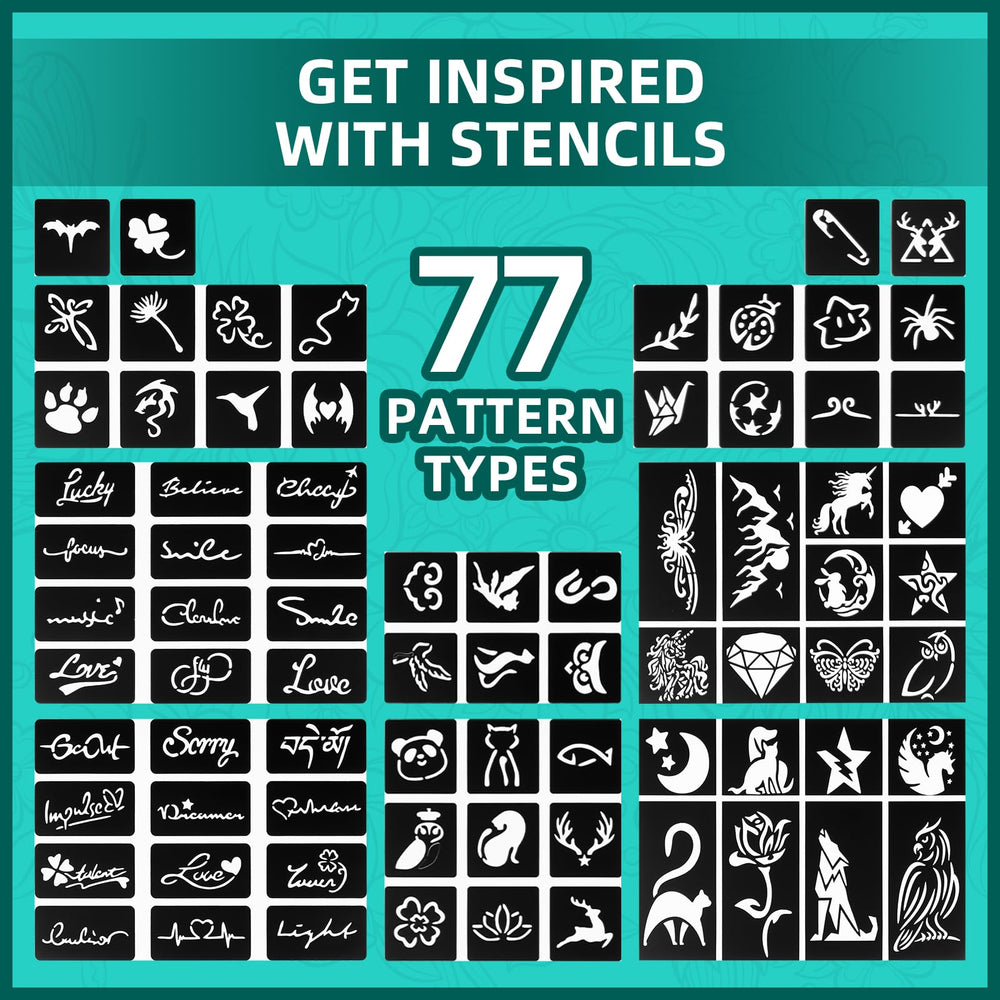 Anmmy marqueurs tatouage métalliques – application sur peau pour dessins éphémères.