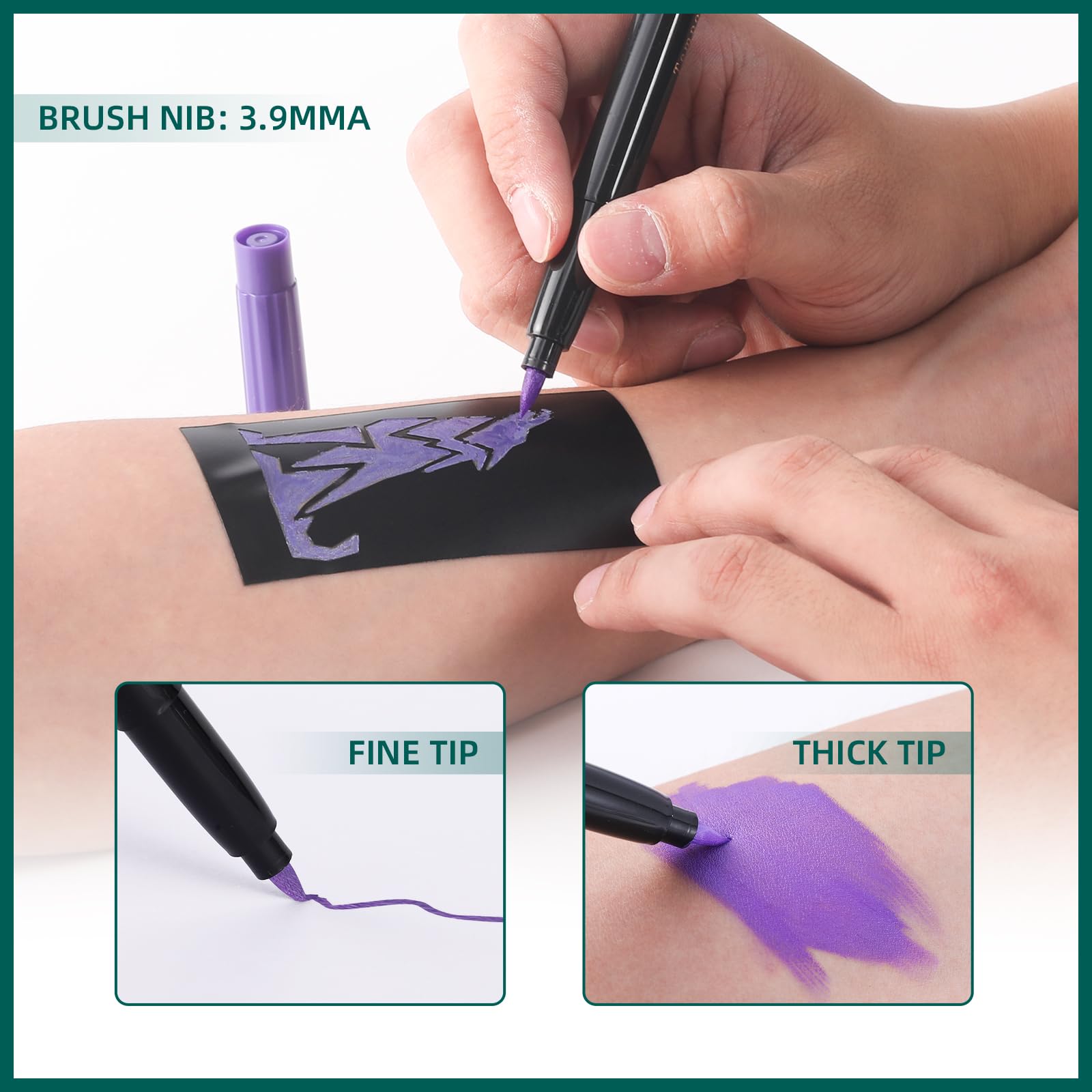 Anmmy utilisation-facile-tatouage-peau: application simple pour enfants et adultes.