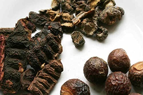 AnNafi Amla Reetha Shikakai gousses : texture rustique prête à infuser