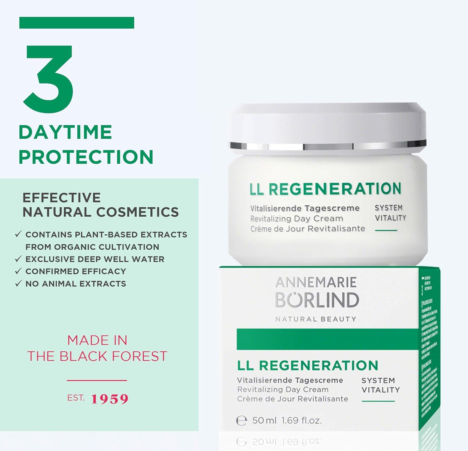 ANNEMARIE BÖRLIND LL REGENERATION - Vitamine E et karité renforçant la barrière cutanée.