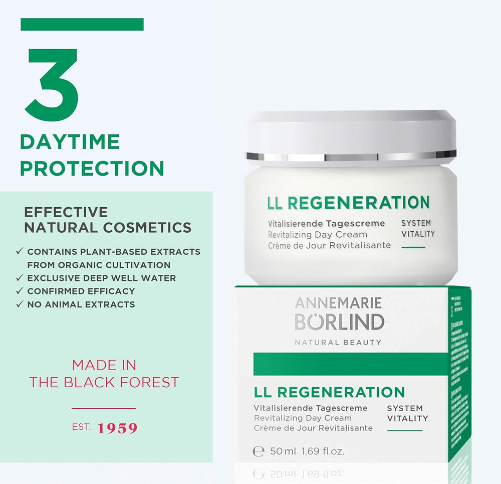 ANNEMARIE BÖRLIND LL REGENERATION - Vitamine E et karité renforçant la barrière cutanée.