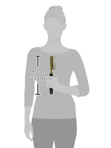 Utilisation professionnelle en salon avec le peigne Annie pour cheveux texturés.