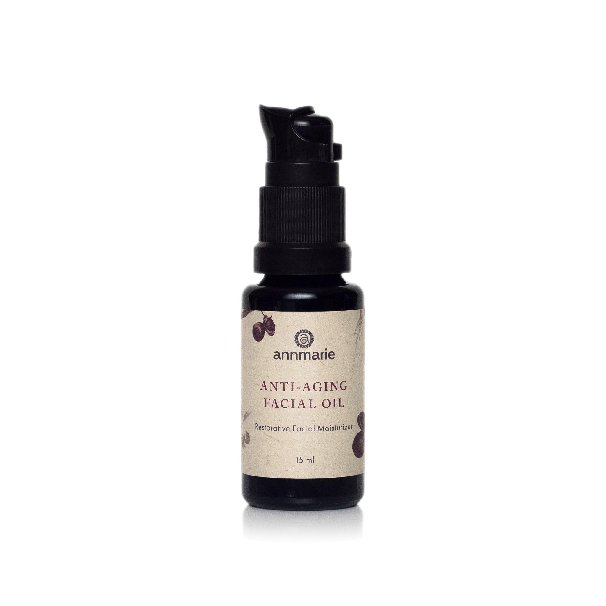 Huile visage Annmarie, bouteille élégante prête à hydrater et nourrir