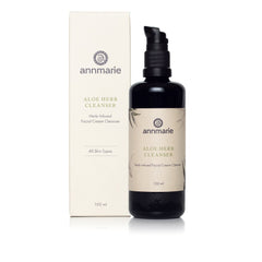 Nettoyant visage Aloe Herb d’Annmarie en flacon pour tous types de peau.