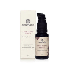Sérum anti-âge Annmarie, bouteille 15ml pratique pour voyage et routine quotidienne.