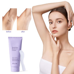 Annsky crème dépilatoire agit sur les jambes pour une peau lisse.