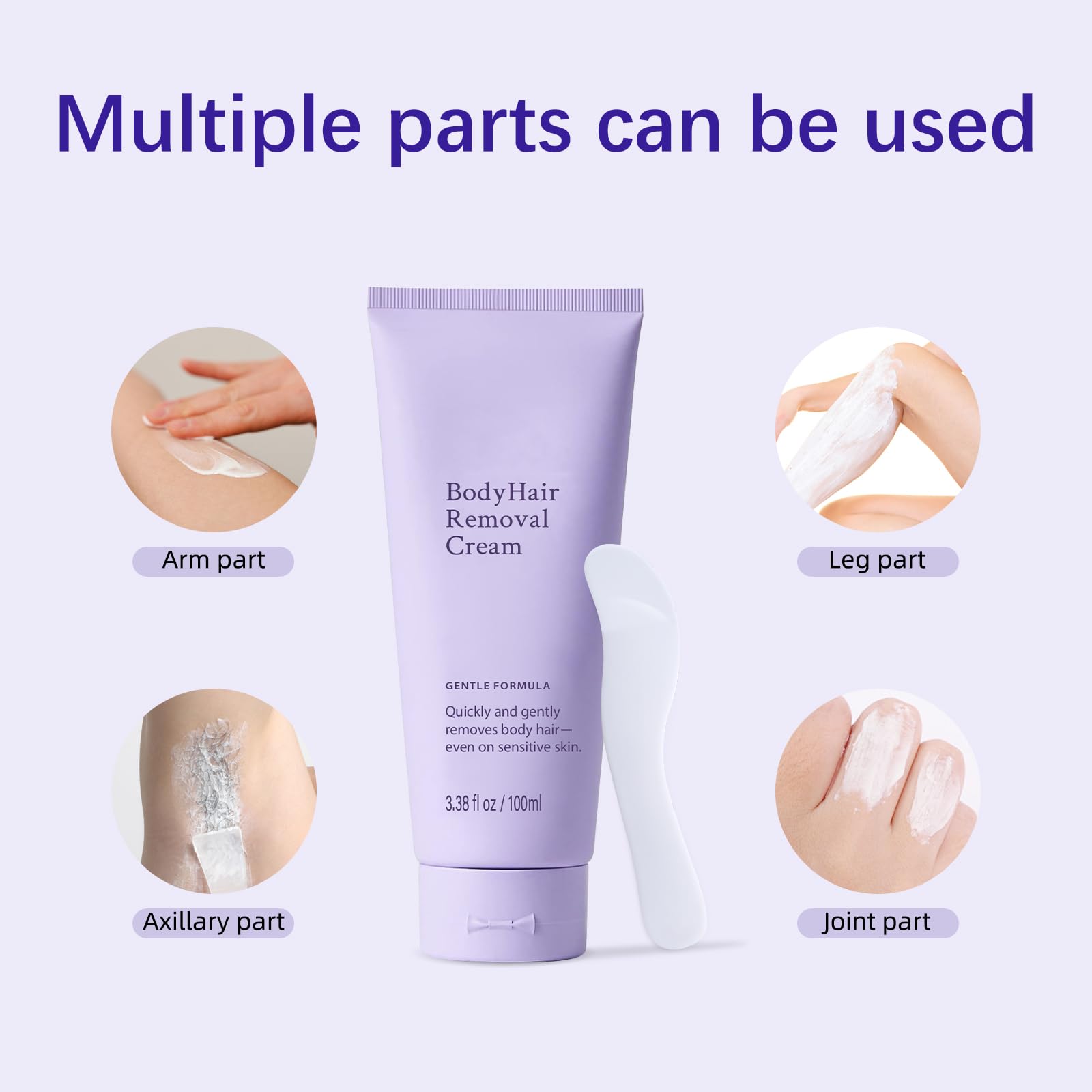 Spatule applicatrice Annsky pour une application hygiénique et précise.