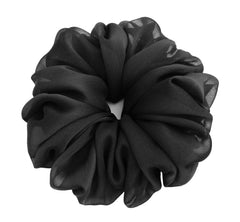 AnnushkaHomeDecor chouchou chiffon grande, élastique robuste pour cheveux épais et fins.