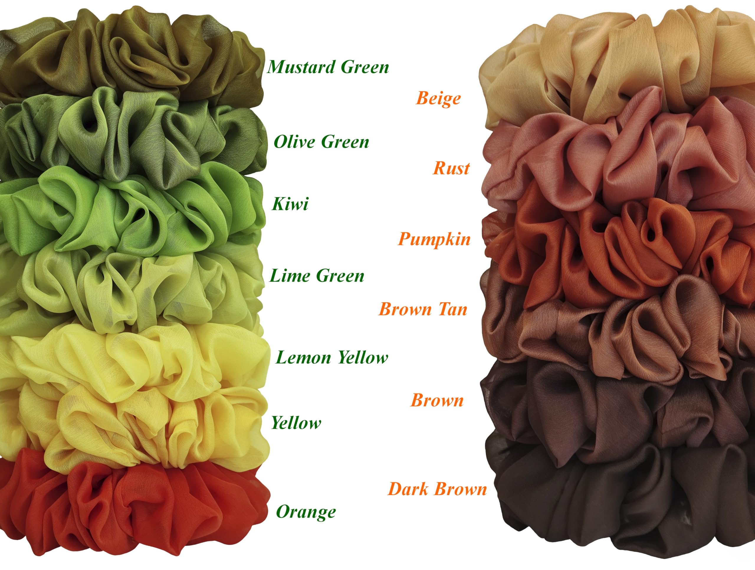 AnnushkaHomeDecor chouchou chiffon rouge en cadeau élégant prêt à offrir.