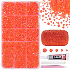 AnoleAir paillettes orange 2mm pour décor précis et durable.