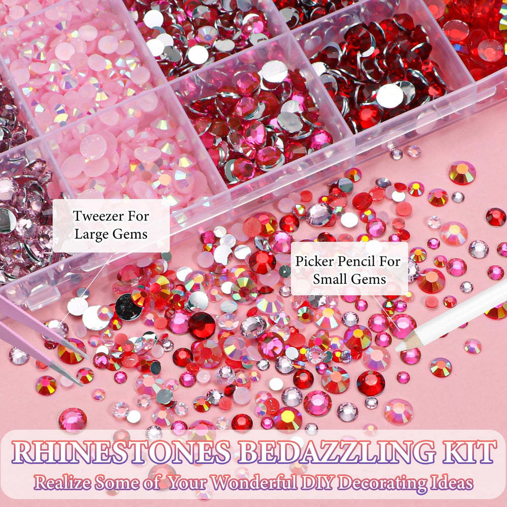 AnoleAir paillettes rose-rouge résine 5 mm, ajoute éclat à vos créations.