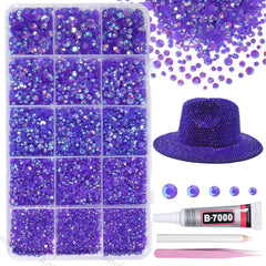 AnoleAir strass lilas 2mm pour bijoux et décorations éclatantes