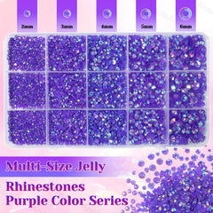 AnoleAir strass lilas 3mm idéal pour nail art et décorations lumineuses