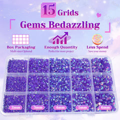 AnoleAir strass lilas 4mm pour gobelets et vêtements brillants