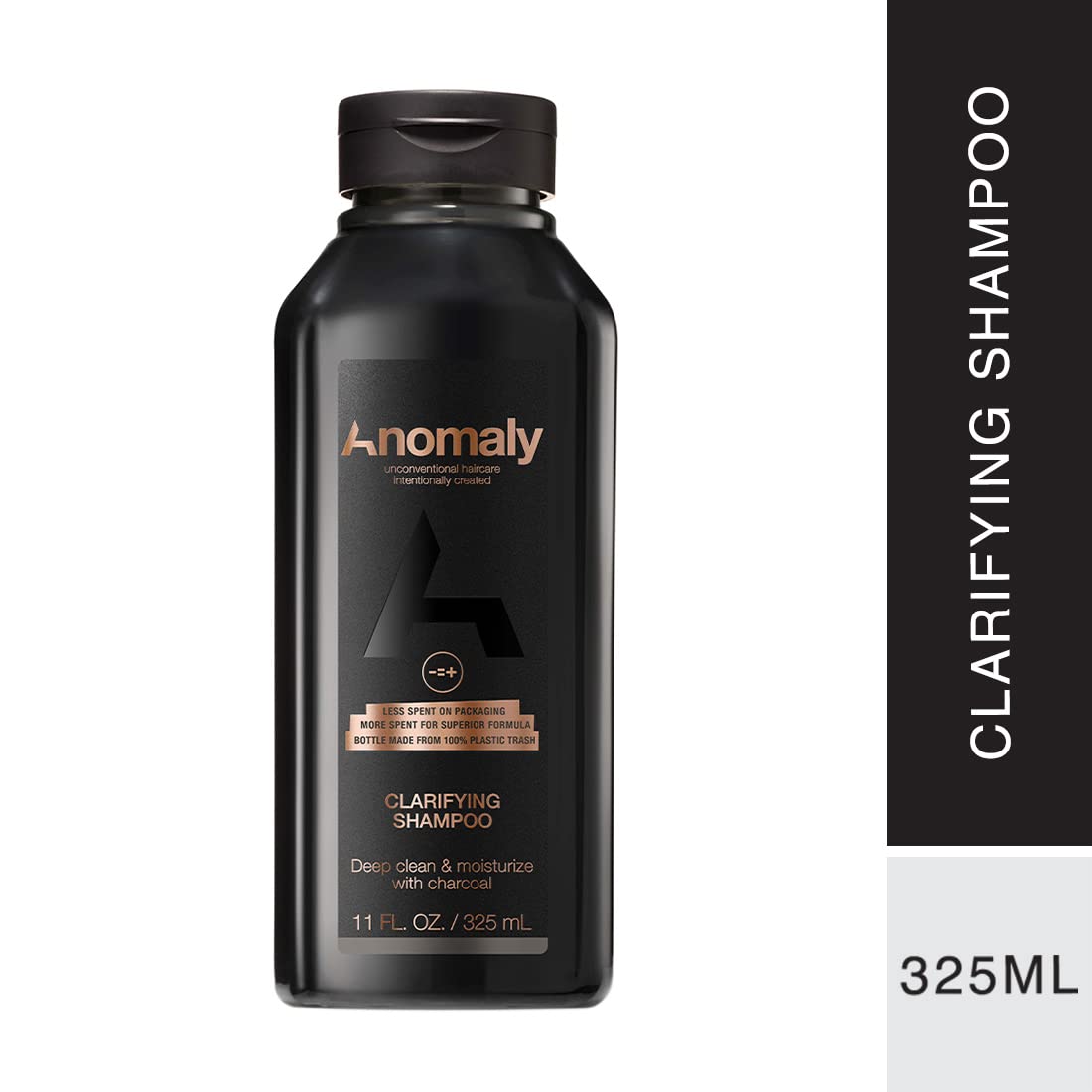 Anomaly shampooing clarifiant: charbon actif élimine huile et impuretés.