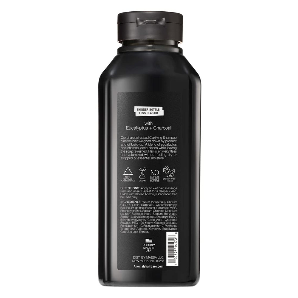 Anomaly shampooing clarifiant: eucalyptus vivifiant pour cuir chevelu apaisé.