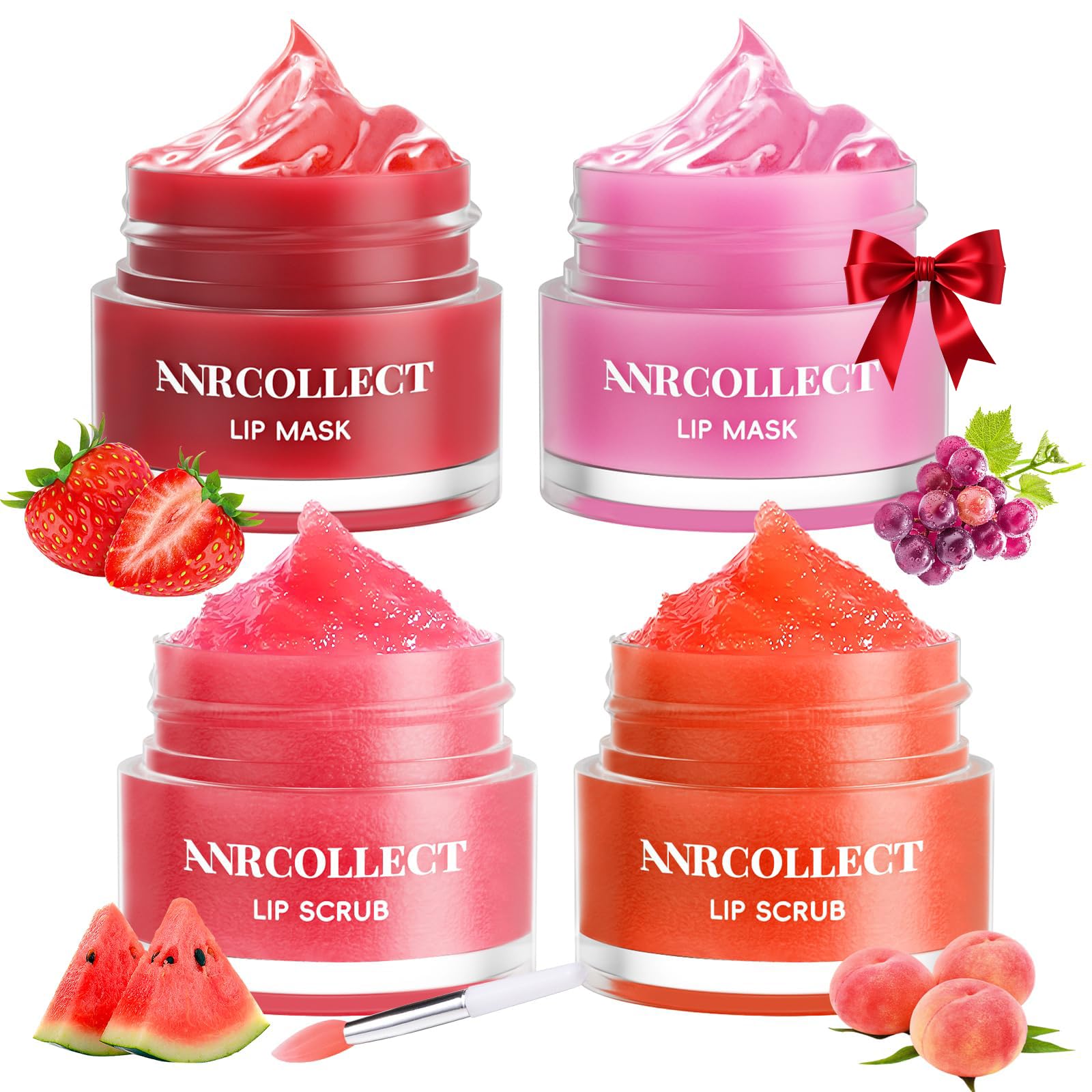 ANRCOLLECT Gommage Lèvres Pastèque : exfolie en douceur et hydrate durablement.